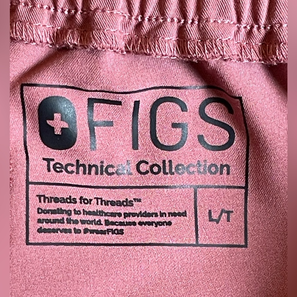 Figs OG Yola straight leg scrub bottoms | Mauve | Large Tall | NWOT - Picture 5 of 5